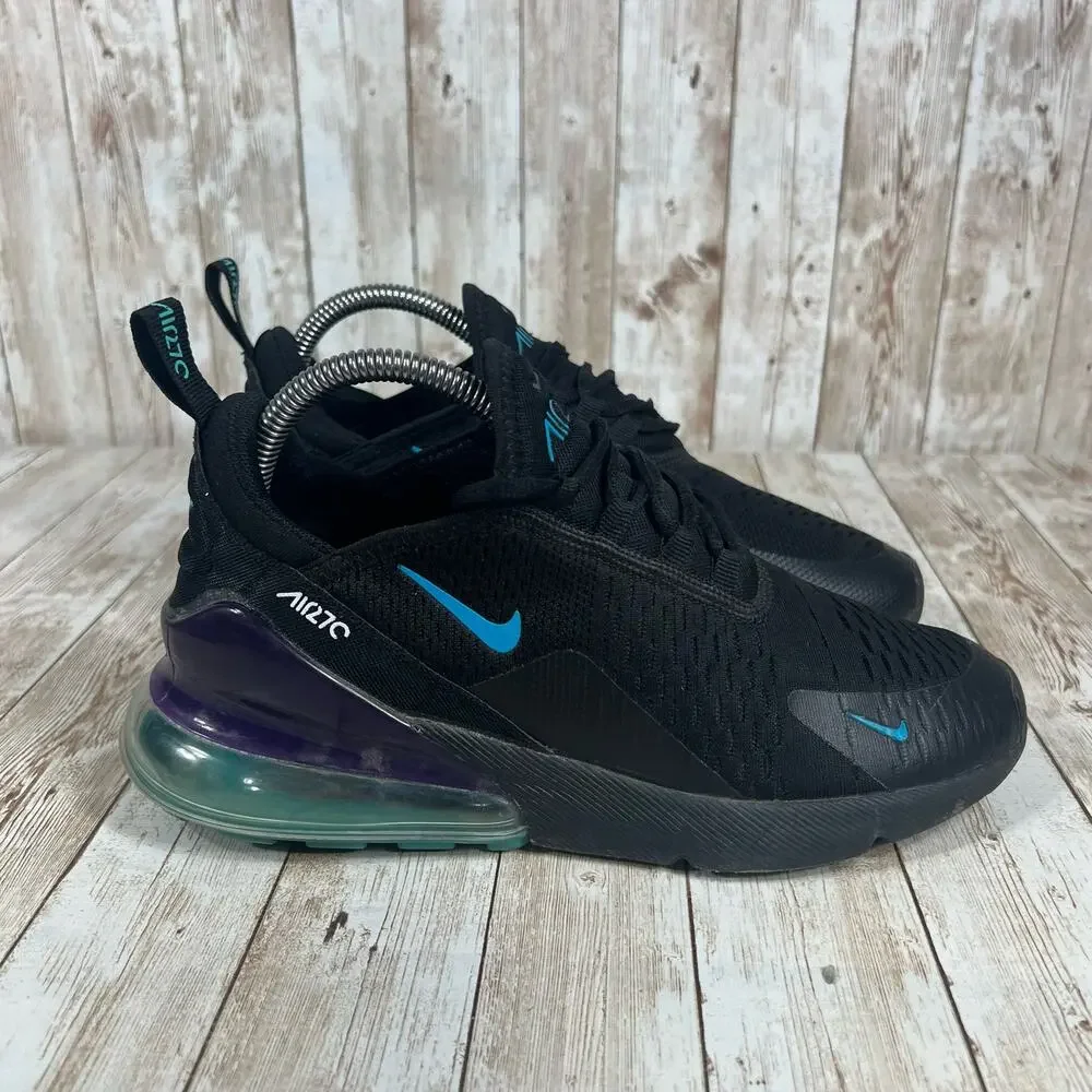 Nike air max 270 black purple rare Womens 8